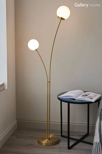 Gallery Home Gold Orlando Floor Lamp (U55999) | £167