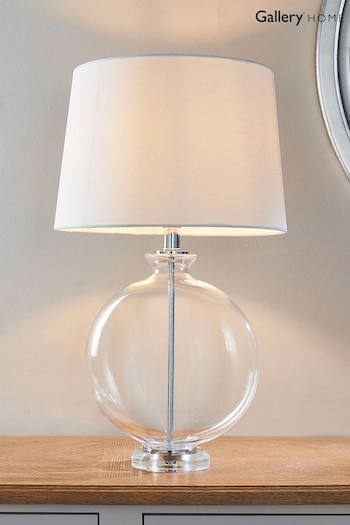 Gallery Home Nickel Gilson Table Lamp (U56302) | £141