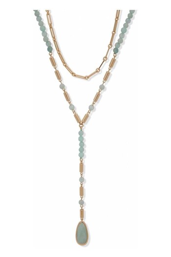 Anne Klein Jewellery Ladies Gold Tone Necklace (U56413) | £60