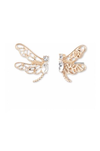 Marchesa Jewellery Ladies Gold Tone Earrings (U56611) | £40