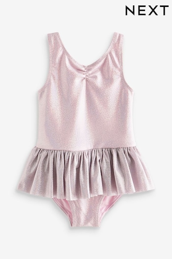 Pink Skirted Swimsuit (3mths-7yrs) (U57443) | £14 - £16