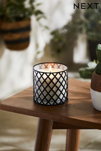 Black Guava, Lychee and Citronella Outdoor Candle (U57846) | £15
