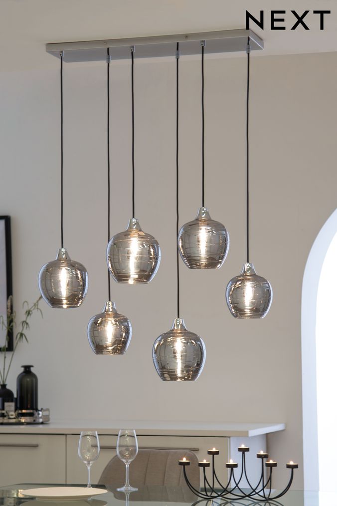 Buy Grey Cluster Pendant Lights Ceiling Lights Homeware Lighting