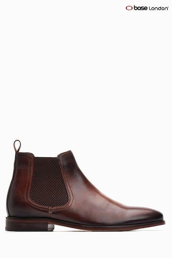 Base London Brown Lynch Washed Chelsea Boots (U58884) | £80