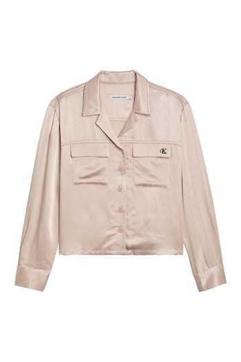 Girls Sateen Utility Shirt (U60333) | £37