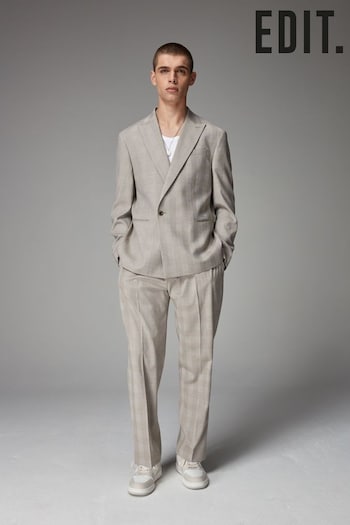 Neutral EDIT Relaxed Wrap Front Suit Trousers (U60343) | £50