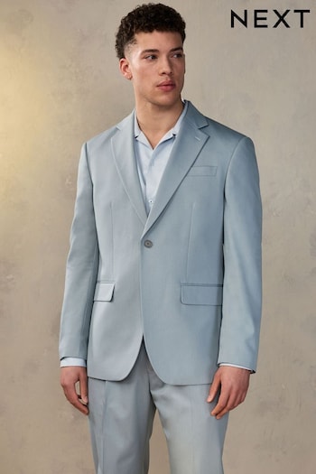 Blue EDIT Slouchy Style Suit Jacket (U60344) | £79