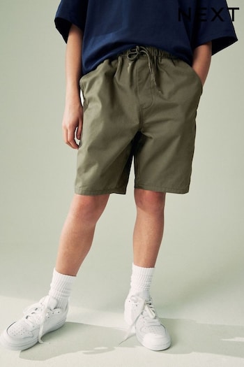 Khaki Green Single Pull-On Shorts (3-16yrs) (U60365) | £6 - £11