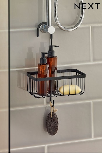 Black Hanging Shower Caddy (U60882) | £10