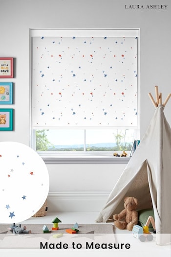 Laura Ashley Multi Painterly Stars Made To Measure Roller Blind (U61055) | £58