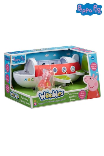 Peppa Pig Weebles Push Along Wobbily Plane (U61427) | £25