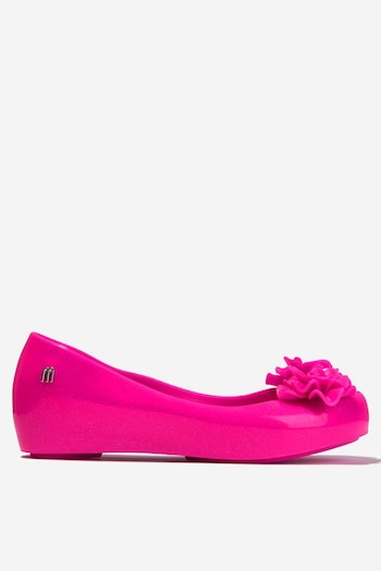 Girls Ultragirl Garden Shimmer Jelly Shoes in Pink (U61847) | £29