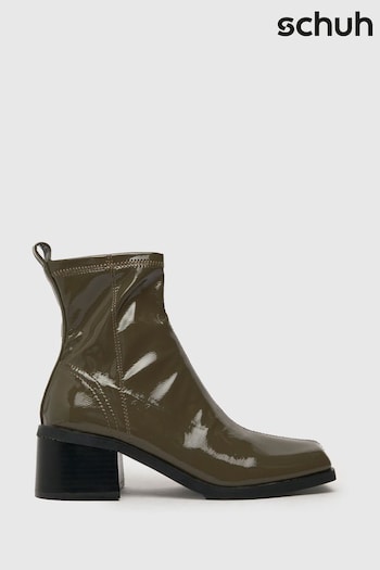 Schuh Green Blake Stretch Square Toe Boots (U62595) | £55