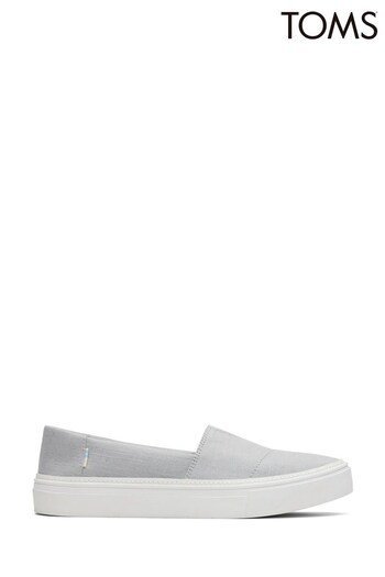 TOMS Grey Parker Shoes (U62706) | £60