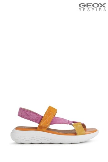 Geox Pink Spherica Sandals (U62805) | £100