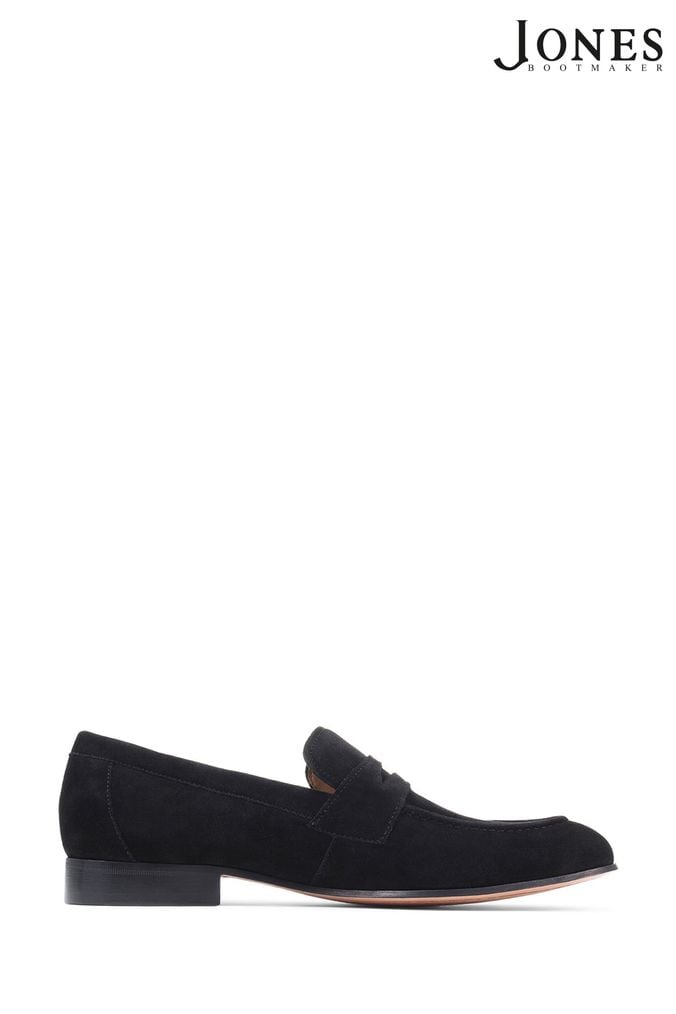 Mens black shop suede loafers uk