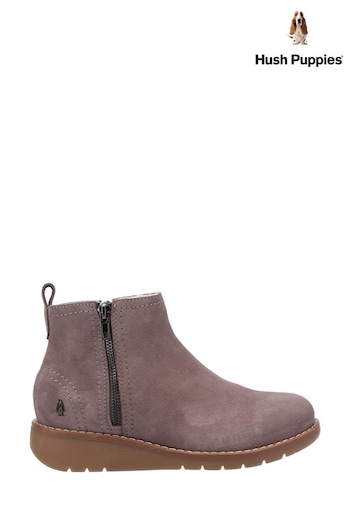 Hush Puppies Libby Brown Boots (U63680) | £85