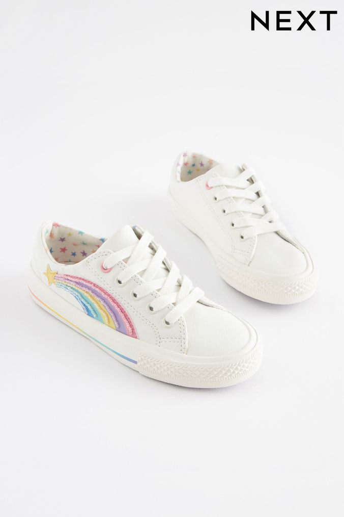 Rainbow trainers best sale next