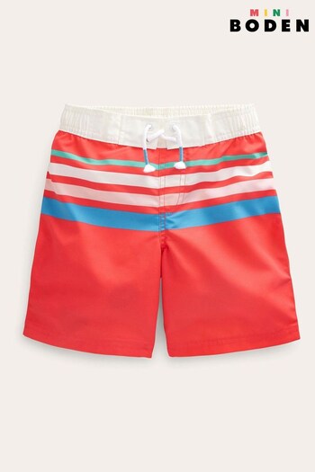 Boden Red Board Shorts (U63922) | £25 - £27