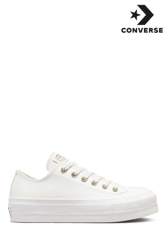 Converse white on sale leather sale uk
