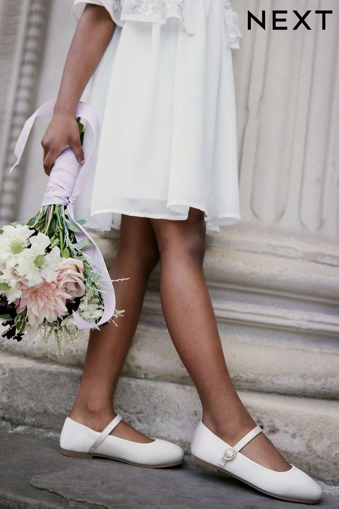 Children's ivory shoes online for wedding