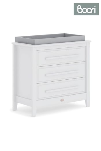 Boori Grey Wooden Changing Tray Compatible with Boori Smart Assembly Chest of Drawers (U64345) | £89