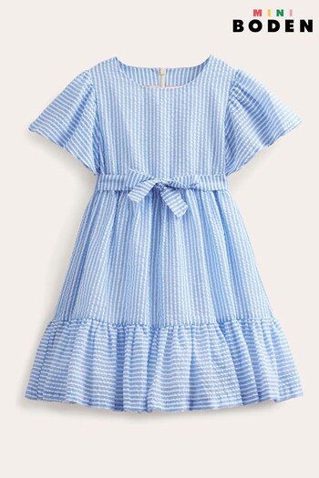 Boden Blue Fit & Flare Dress (U64701) | £37 - £42