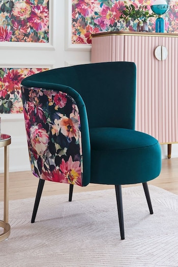 Clarke & Clarke Tahiti Fuchsia Pink Alonzo Chair (U64893) | £375