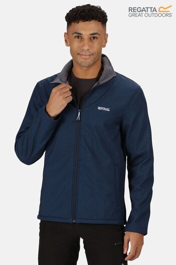 Regatta Blue Cera V Full Zip Softshell Jacket (U65868) | £35