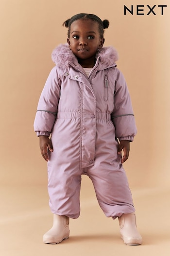 Pink Shower Resistant Snowsuit (3mths-7yrs) (U66102) | £32 - £36