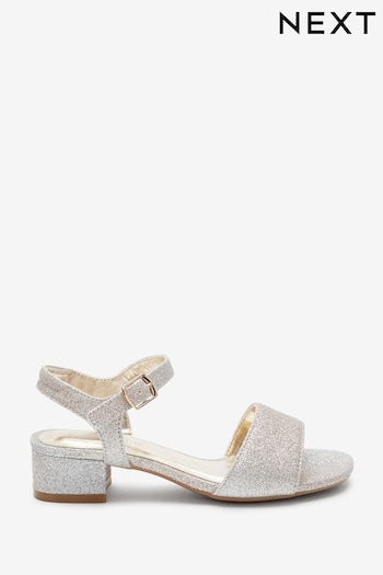 Silver Gold Ombre Glitter Occasion Heel Sandals (U66104) | £21 - £28