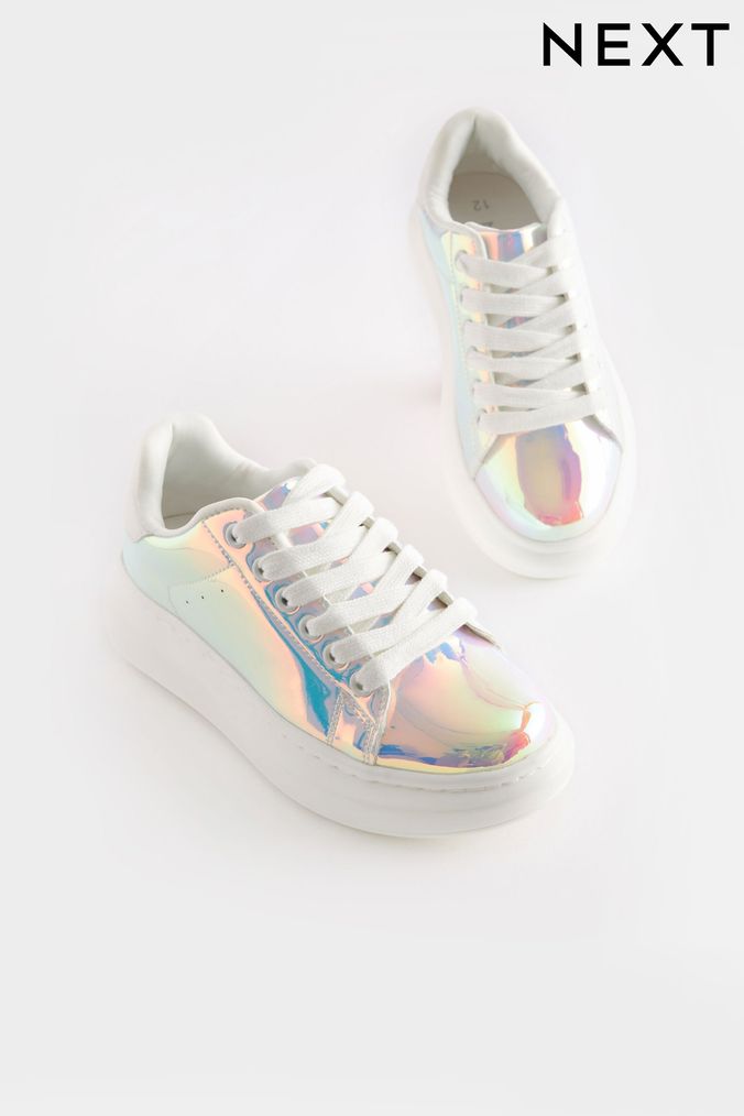 Buy Girls Silver Trainers Online Next UK