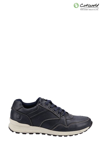 Cotswold Epney Leather Lace Trainers (U66268) | £63