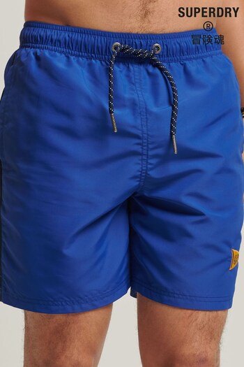Superdry Blue Vintage Varsity Swim Shorts (U66303) | £35