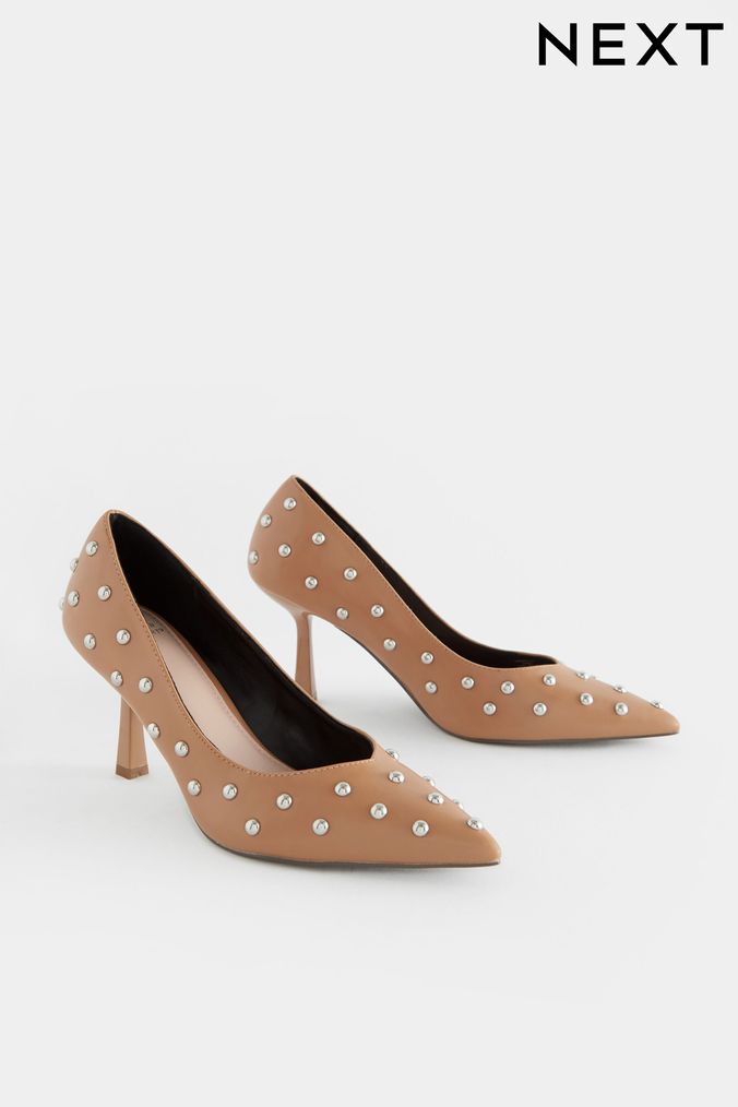 Ladies shoes hotsell with studs