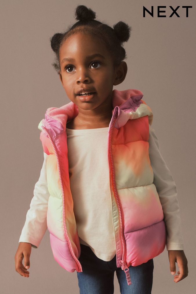 Girls sales pink puffer