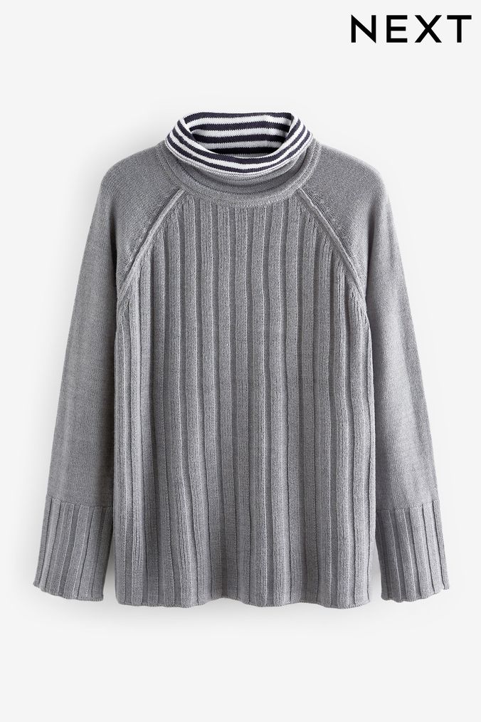 Grey baggy new arrivals jumpers