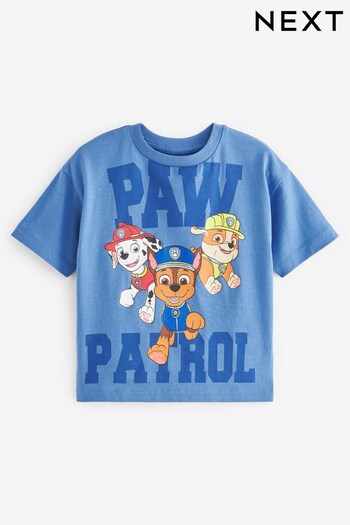 PAW Patrol Blue Short Sleeve License T-Shirt (3mths-8yrs) (U67054) | £9 - £11