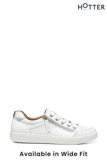 Hotter Wide Fit Chase II Lace Up/Zip Deck Shoes (U67281) | £99