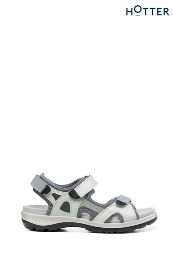 Hotter Travel II Sporty Walking Grey Sandals (U67359) | £99