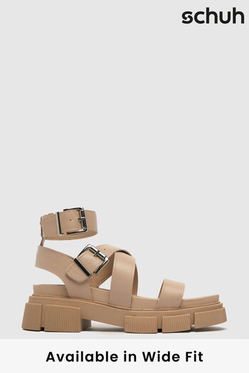 Schuh Natural Toulouse Chunky Sandals (U67448) | £40