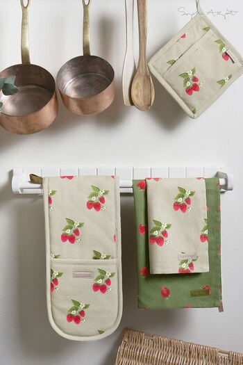 Sophie Allport Green Bunches Strawberries Pot Grab (U67837) | £11