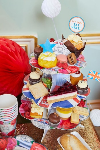 Party Pieces Multi A Great British Party Reversible Treat Stand (U68135) | £12