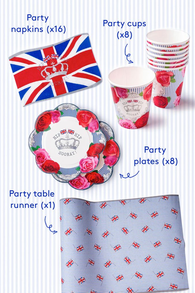 Party Pieces Multi A Great British Party Table Set (U68138) | £18
