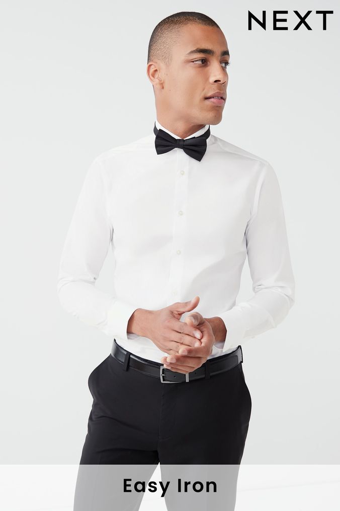 Buy Men s White Partywear Shirts Online Next UK