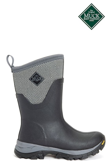 Muck Boots Black Arctic Ice Mid Wellies (U68686) | £210