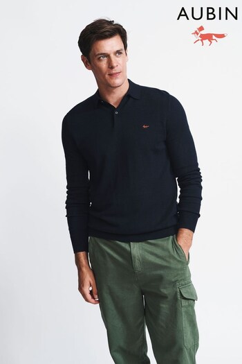 Aubin Thorne Knitted Polo Shirt (U68912) | £79