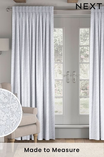 Silver Juno Made To Measure Curtains (U69025) | £109