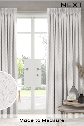 Ivory Kyoto Made To Measure Curtains (U69033) | £100