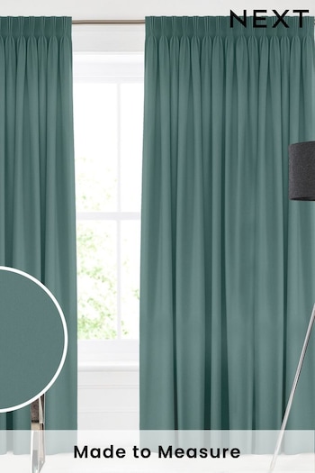 Teal Blue Montero Velvet Made To Measure Curtains (U69052) | £91